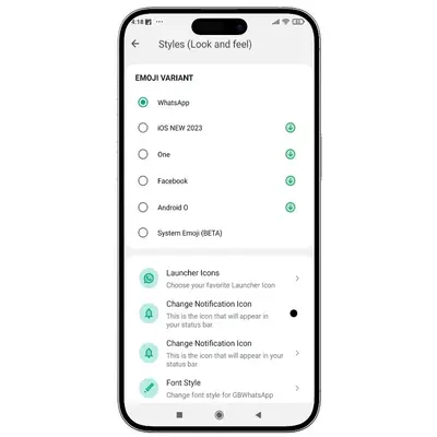 Look & feel — GB WhatsApp